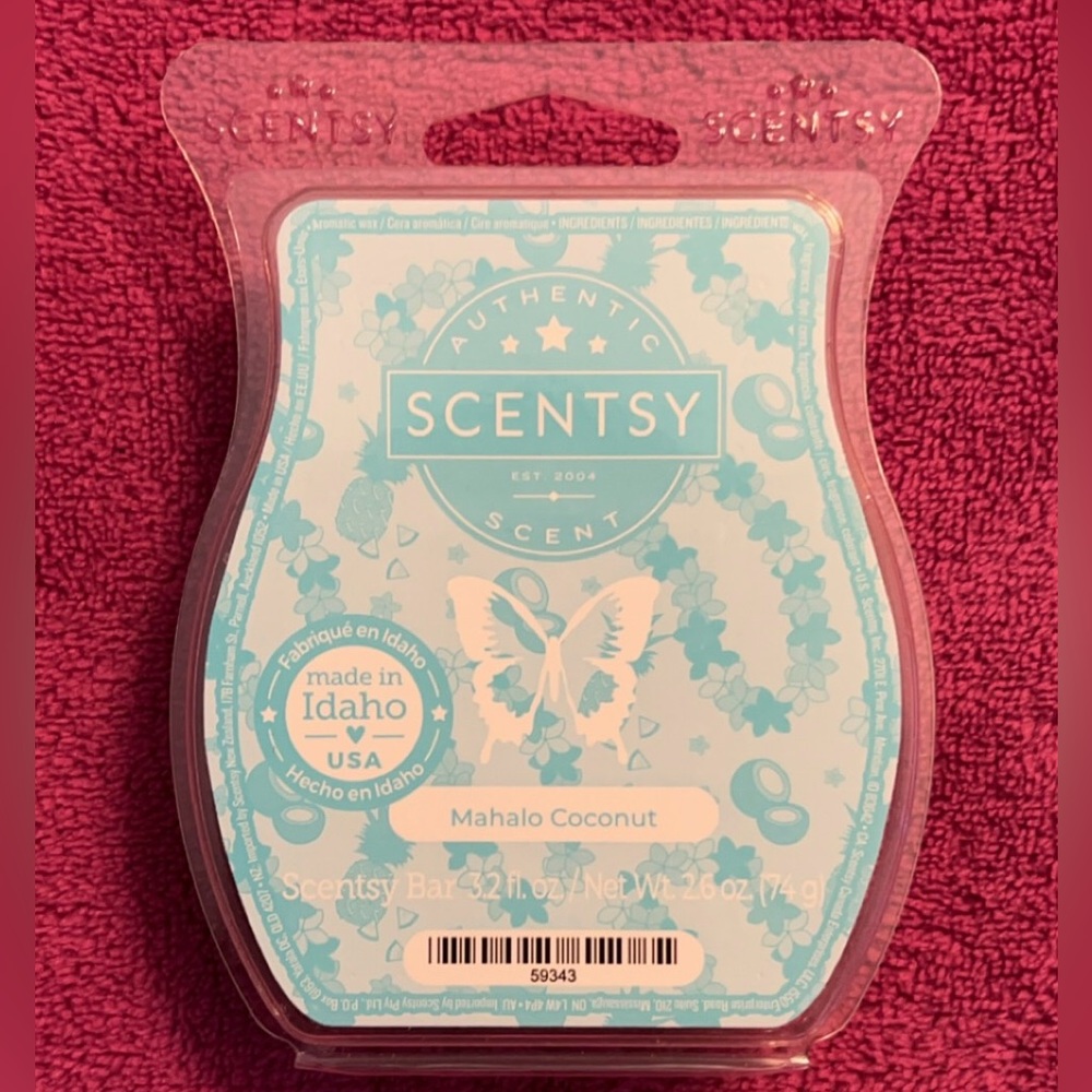 Scentsy Mahalo Coconut Wax Bar